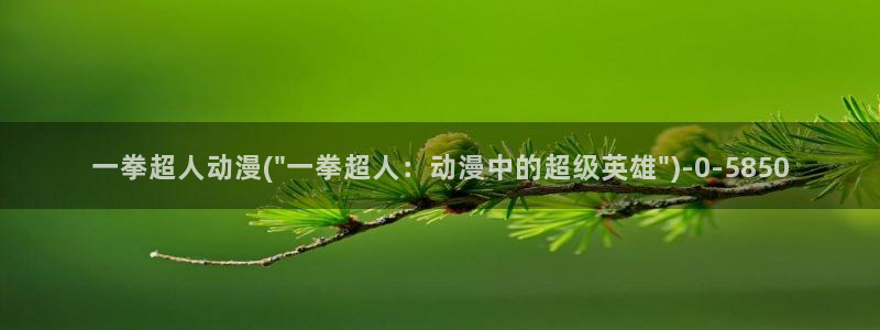 樱花动漫在线观看:一拳超人动漫(\